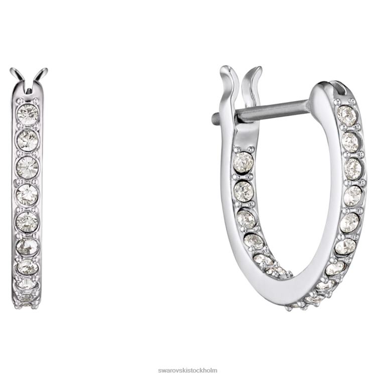 Swarovski ikoniska svandroppsörhängen P28L783 Smycken svan, blå, rodiumpläterad