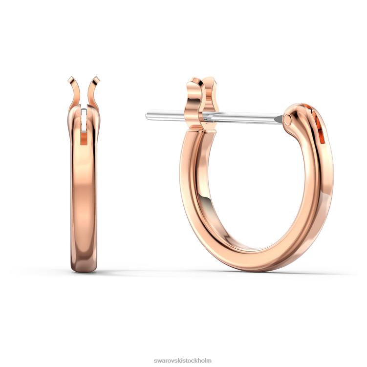 Swarovski ingefära droppe örhängen P28L822 Smycken vit, roséguld pläterad