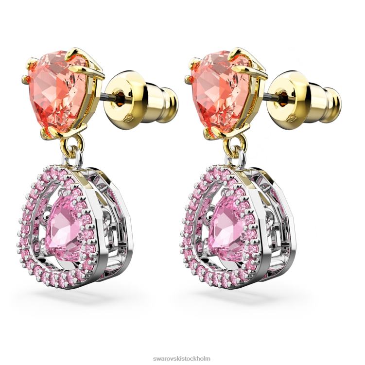 Swarovski millenia droppe örhängen P28L840 Smycken triljantskuren, flerfärgad, blandad metallfinish