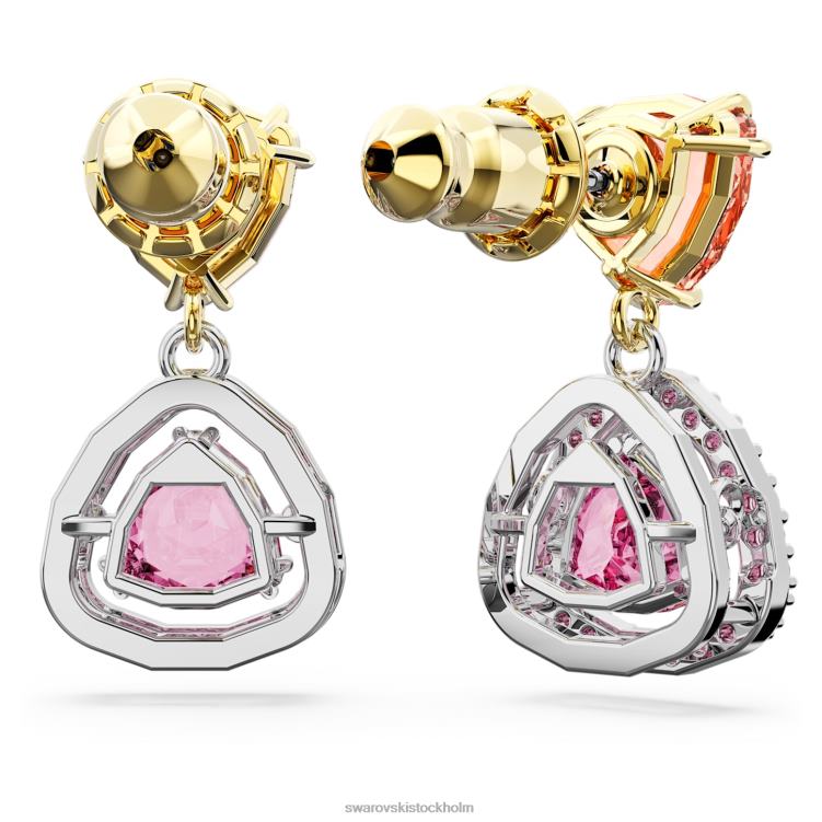 Swarovski millenia droppe örhängen P28L840 Smycken triljantskuren, flerfärgad, blandad metallfinish