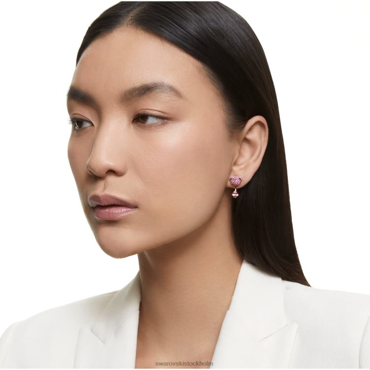 Swarovski teddy jackor med örhängen P28L857 Smycken björn, rosa, roséguld pläterad