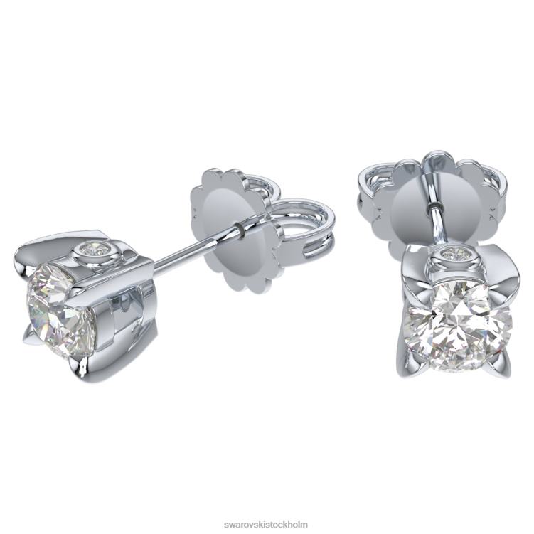 Swarovski evighetsörhängen P28L648 Smycken 14k vitguld
