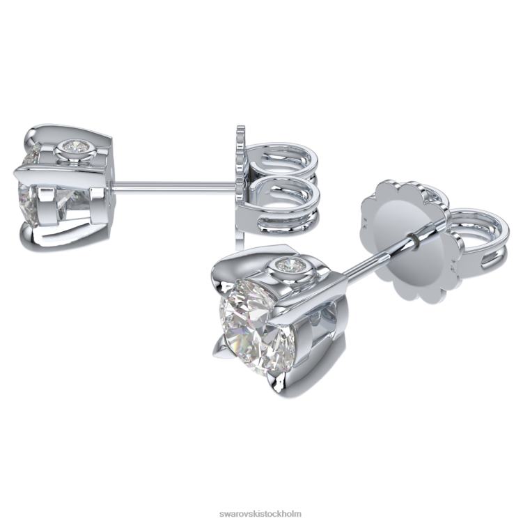 Swarovski evighetsörhängen P28L648 Smycken 14k vitguld