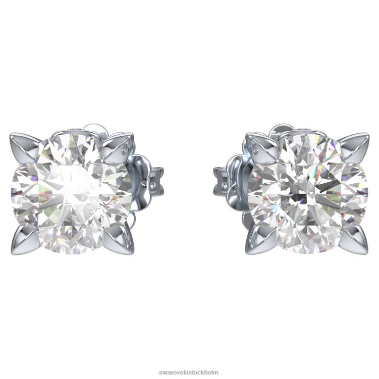 Swarovski evighetsörhängen P28L649 Smycken 14k vitguld