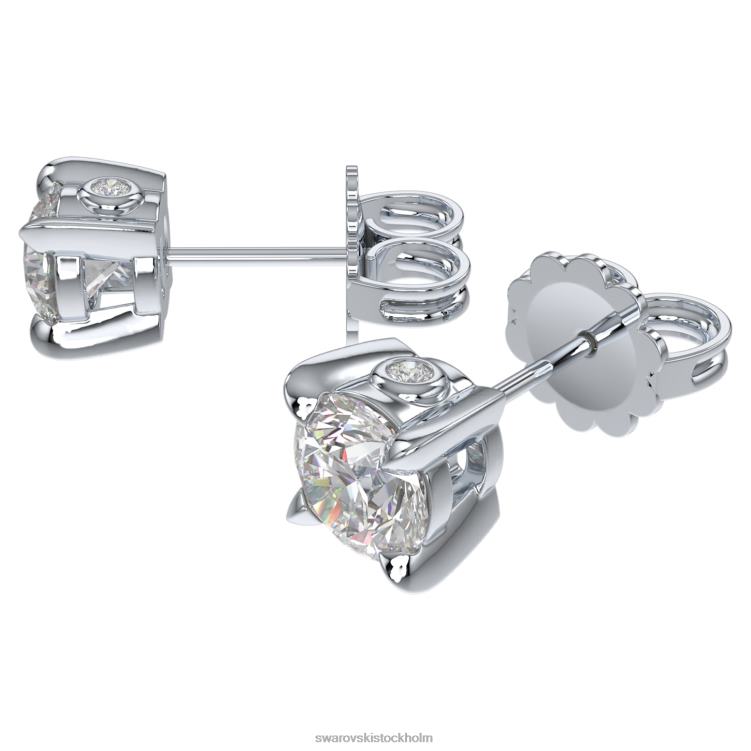 Swarovski evighetsörhängen P28L649 Smycken 14k vitguld