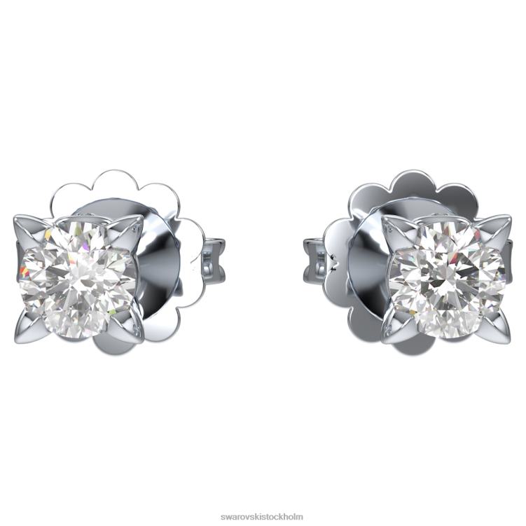Swarovski evighetsörhängen P28L651 Smycken 14k vitguld