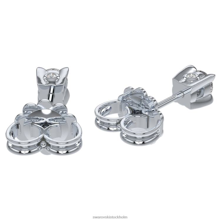 Swarovski evighetsörhängen P28L651 Smycken 14k vitguld