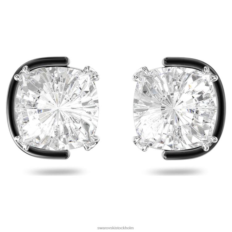 Swarovski harmonia örhängen P28L686 Smycken kuddskuren, vit, blandad metallfinish