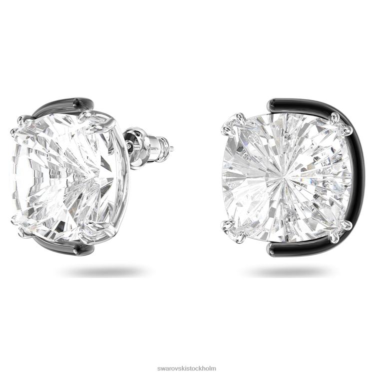 Swarovski harmonia örhängen P28L686 Smycken kuddskuren, vit, blandad metallfinish