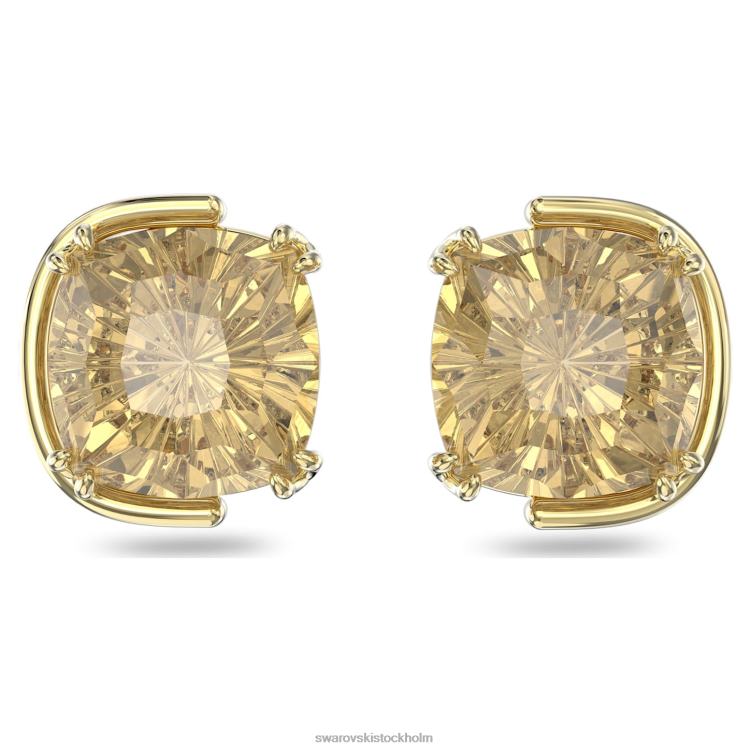 Swarovski harmonia örhängen P28L687 Smycken kuddskuren, guldton, guldfärgad