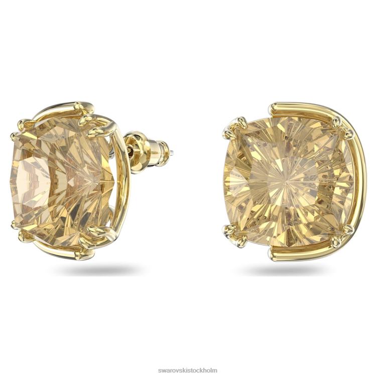 Swarovski harmonia örhängen P28L687 Smycken kuddskuren, guldton, guldfärgad