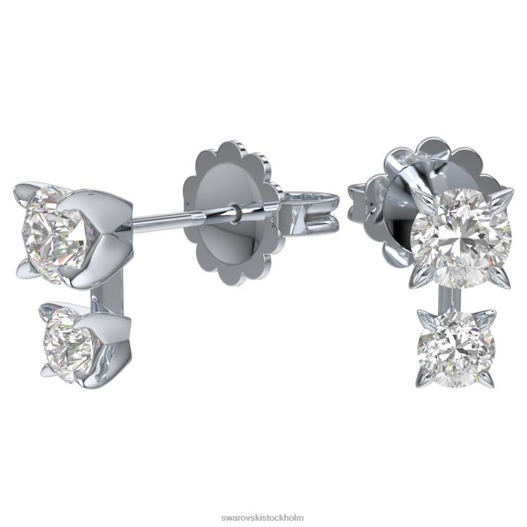 Swarovski intima örhängen P28L653 Smycken 14k vitguld