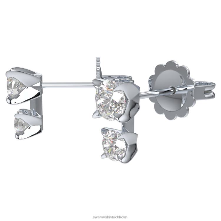 Swarovski intima örhängen P28L653 Smycken 14k vitguld
