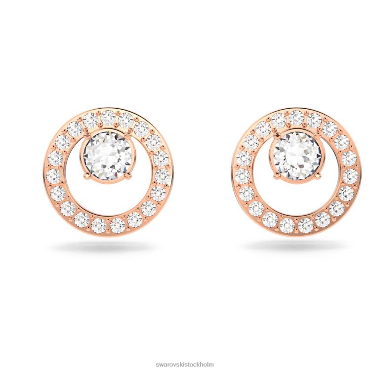 Swarovski kreativitet örhängen P28L665 Smycken vit, roséguld pläterad