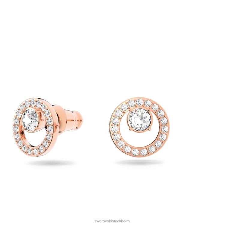 Swarovski kreativitet örhängen P28L665 Smycken vit, roséguld pläterad