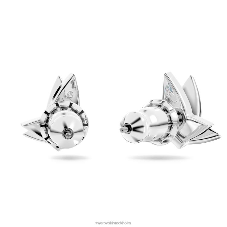 Swarovski lilia örhängen P28L678 Smycken fjäril, blå, rodiumpläterad