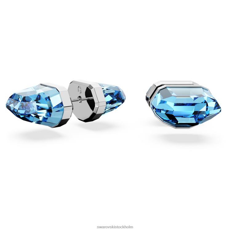 Swarovski ljusa örhängen P28L713 Smycken blå, rodiumpläterad