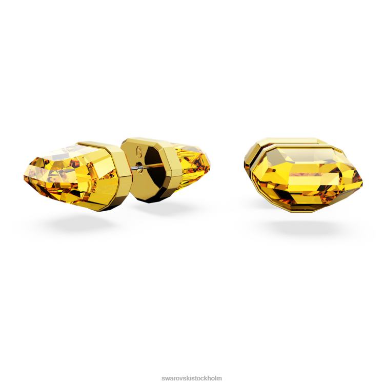 Swarovski ljusa örhängen P28L715 Smycken gul, guldfärgad pläterad