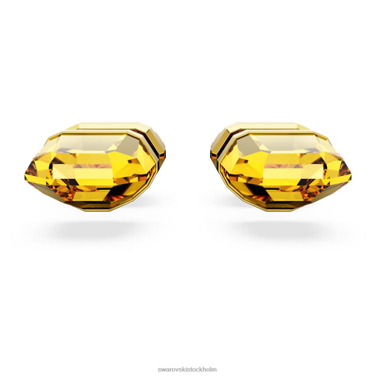 Swarovski ljusa örhängen P28L715 Smycken gul, guldfärgad pläterad