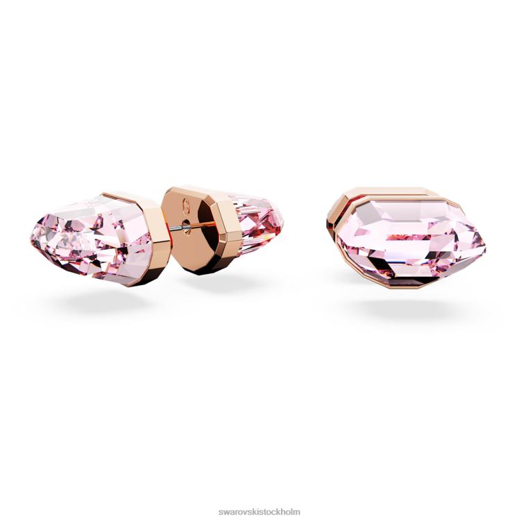 Swarovski ljusa örhängen P28L737 Smycken rosa, roséguld pläterad
