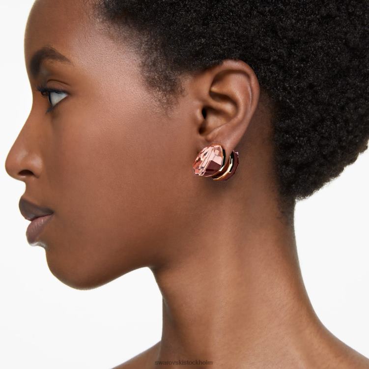 Swarovski ljusa örhängen P28L737 Smycken rosa, roséguld pläterad