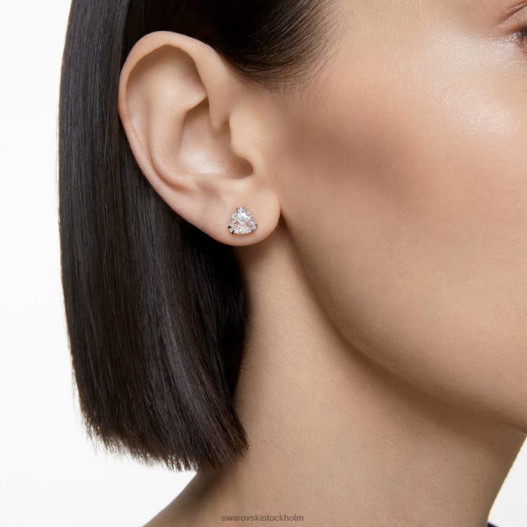 Swarovski millenia örhängen P28L739 Smycken triljantskuren, vit, rodiumpläterad