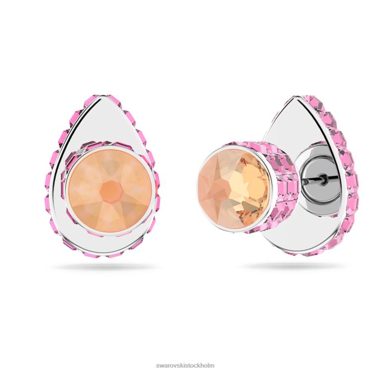 Swarovski orbita örhängen P28L700 Smycken droppskuren, flerfärgad, rodiumpläterad