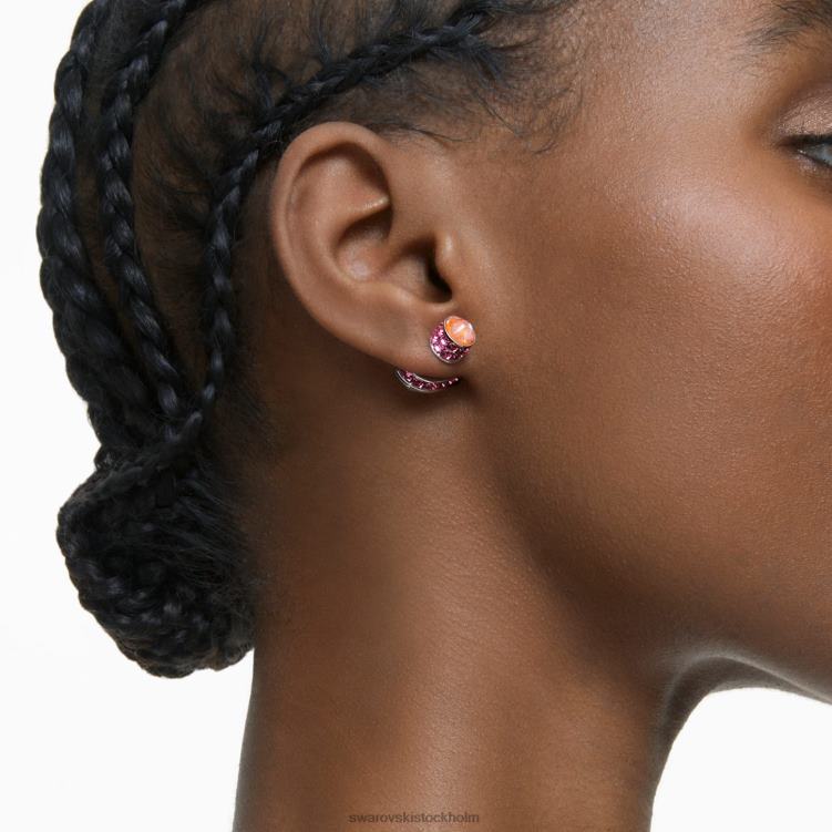 Swarovski orbita örhängen P28L700 Smycken droppskuren, flerfärgad, rodiumpläterad