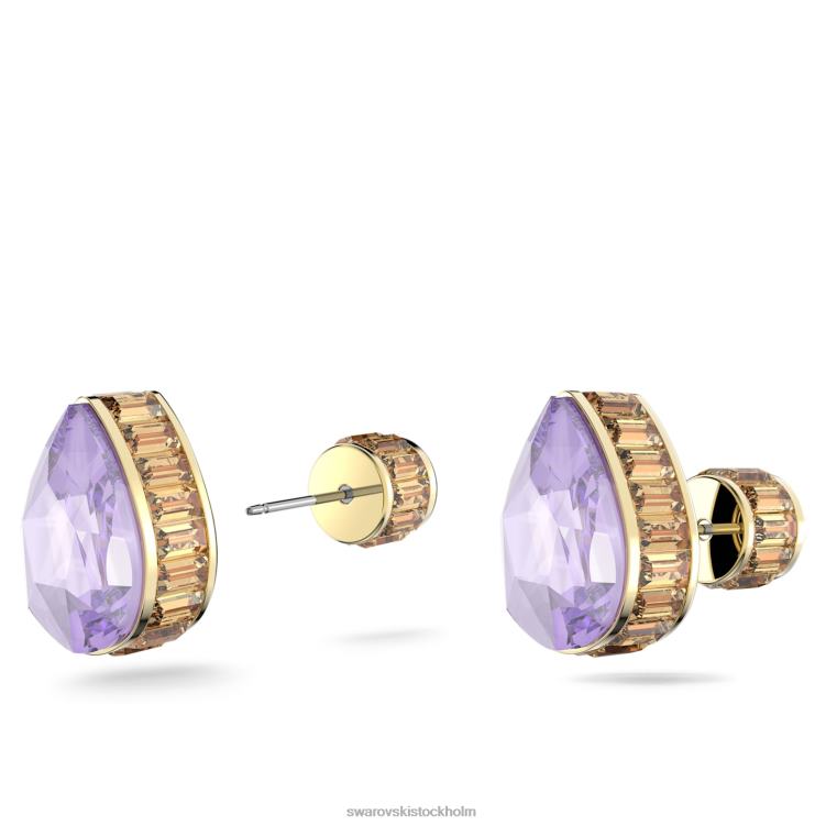 Swarovski orbita örhängen P28L706 Smycken droppskuren, flerfärgad, guldfärgad