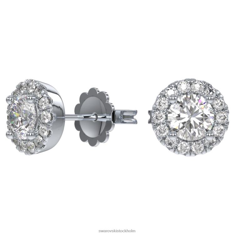 Swarovski signatur örhängen P28L654 Smycken 14k vitguld
