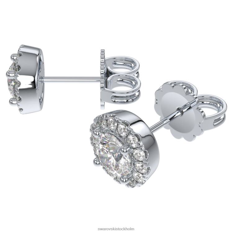Swarovski signatur örhängen P28L654 Smycken 14k vitguld