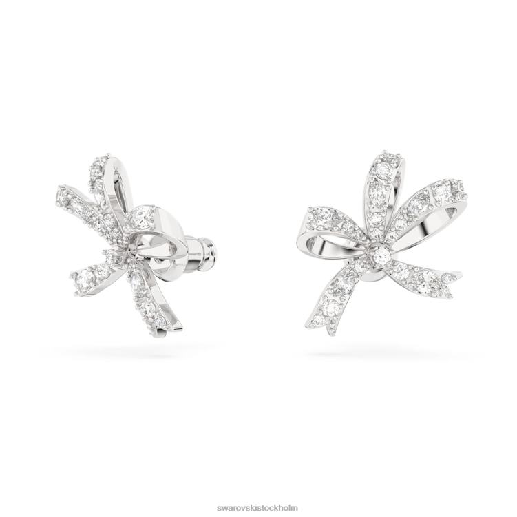 Swarovski volta örhängen P28L714 Smycken rosett, vit, rodiumpläterad