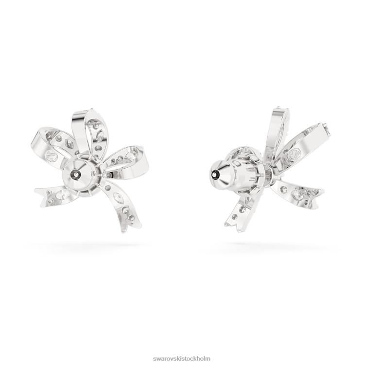 Swarovski volta örhängen P28L714 Smycken rosett, vit, rodiumpläterad