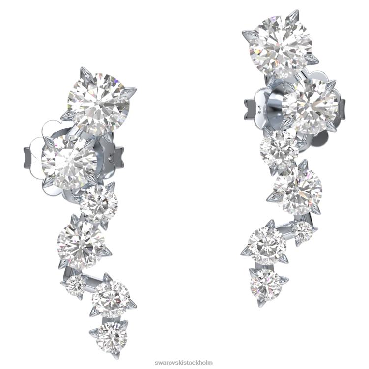 Swarovski intima öronbojor P28L960 Smycken 14k vitguld