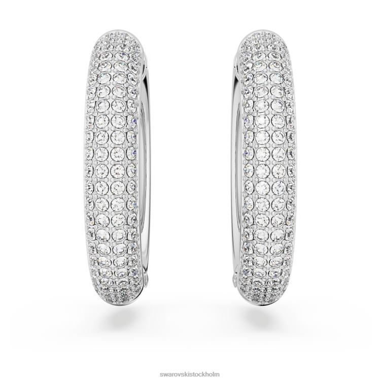 Swarovski dextera hoop örhängen P28L895 Smycken vit, rodiumpläterad