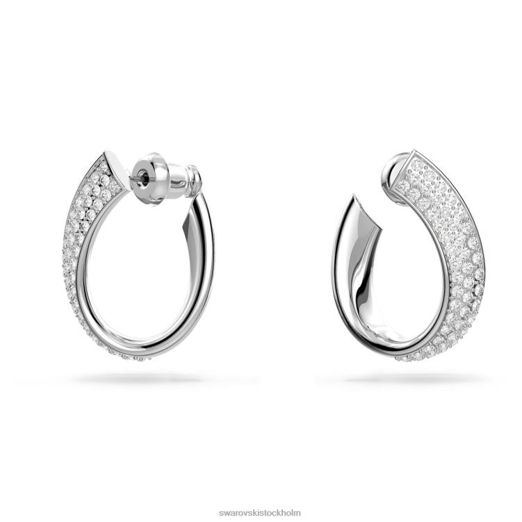 Swarovski finns ringörhängen P28L897 Smycken vit, rodiumpläterad