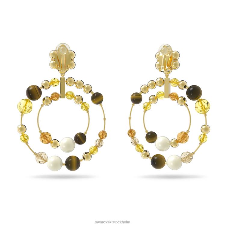 Swarovski somnia hoop örhängen P28L930 Smycken flerfärgad, guldfärgad pläterad