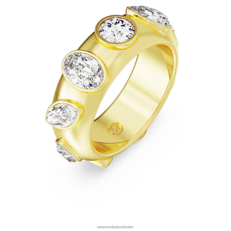 Swarovski dextera ring P28L1021 Smycken blandade snitt, vit, guldfärgad