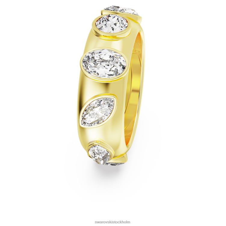 Swarovski dextera ring P28L1021 Smycken blandade snitt, vit, guldfärgad