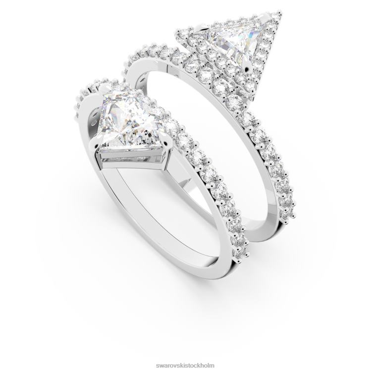 Swarovski ortyx ring P28L1017 Smycken blandade snitt, vita, rodiumpläterade