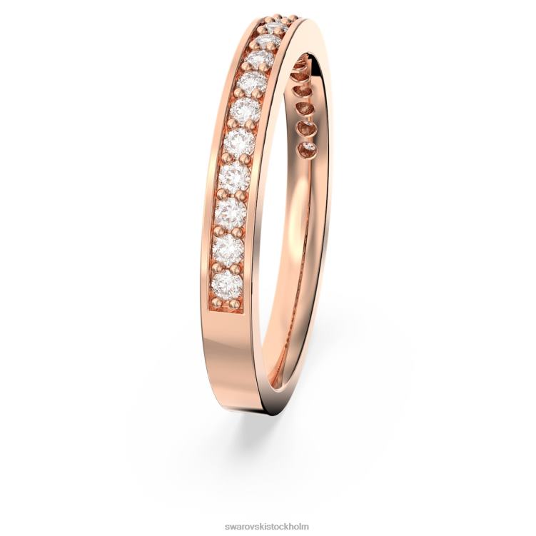 Swarovski sällsynt ring P28L1014 Smycken vit, roséguld pläterad