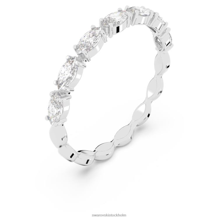 Swarovski vittore ring P28L1004 Smycken markissnitt, vit, rodiumpläterad