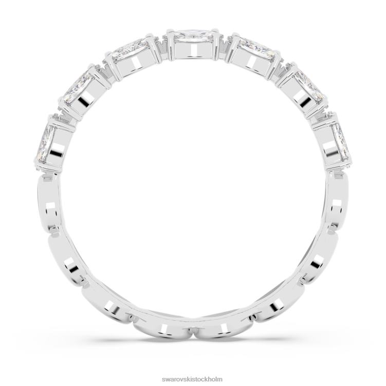 Swarovski vittore ring P28L1004 Smycken markissnitt, vit, rodiumpläterad