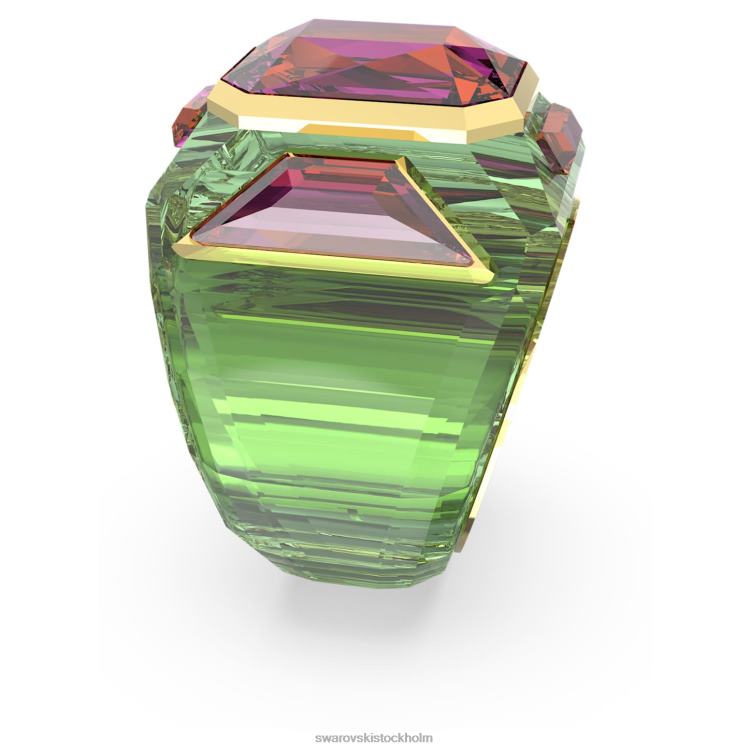 Swarovski chroma cocktailring P28L1036 Smycken flerfärgad, guldfärgad pläterad