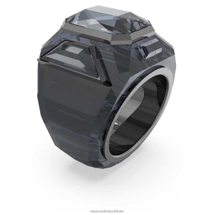 Swarovski chroma cocktailring P28L1049 Smycken svart, ruteniumpläterad