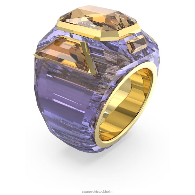 Swarovski chroma cocktailring P28L1051 Smycken lila, guldfärgad