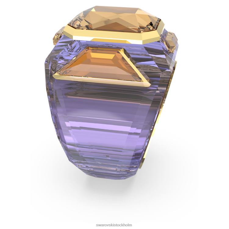 Swarovski chroma cocktailring P28L1051 Smycken lila, guldfärgad