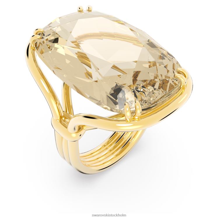 Swarovski harmonia cocktailring P28L1035 Smycken överdimensionerad kristall, guldton, guldton pläterad