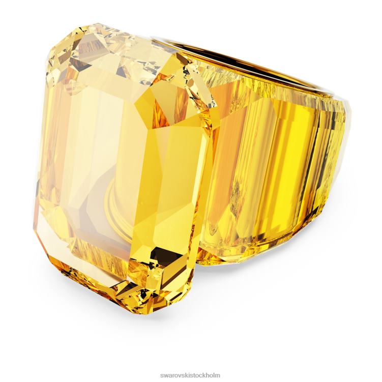 Swarovski lucent cocktailring P28L1033 Smycken oktagonskuren, gul