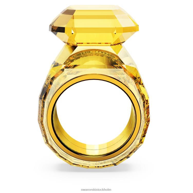 Swarovski lucent cocktailring P28L1033 Smycken oktagonskuren, gul